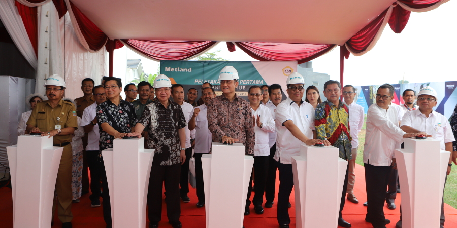 Menteri Sosial Republik Indonesia Meresmikan Dimulainya Pembangunan Workshop Disabilitas